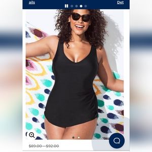 Swimsuits For All Black 1 piece